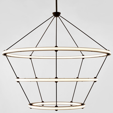 Halo Chandelier | Roll & Hill at Lightology Halo Chandelier