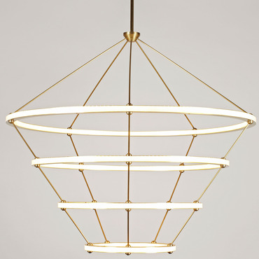 Halo Chandelier | Roll & Hill at Lightology Halo Chandelier