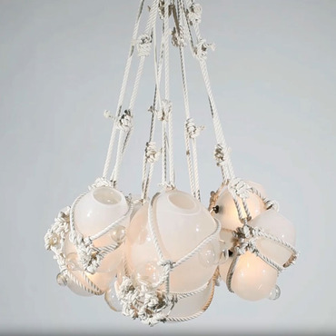 Knotty Bubbles Chandelier | Roll & Hill at Lightology Knotty Bubbles Chandelier