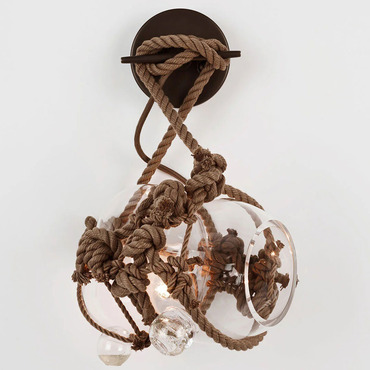 Knotty Bubbles Wall Sconce | Roll & Hill at Lightology Knotty Bubbles Wall Sconce