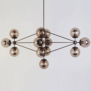 Modo Diamond Chandelier | Roll & Hill at Lightology Modo Diamond Chandelier