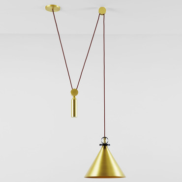 Shape Up Cone Pendant | Roll & Hill at Lightology Shape Up Cone Pendant
