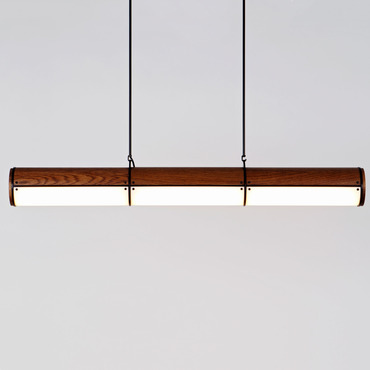 Woody Endless Linear Pendant | Roll & Hill at Lightology Woody Endless Linear Pendant