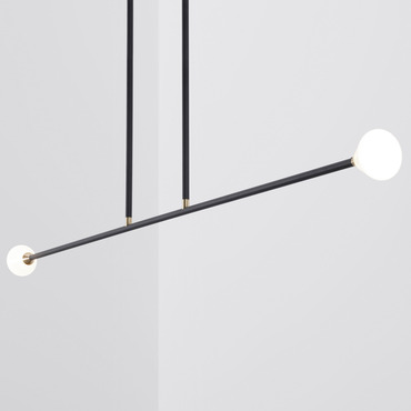Apollo Linear Chandelier | Roll & Hill at Lightology Apollo Linear Chandelier