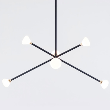 Nova Chandelier | Roll & Hill at Lightology Nova Chandelier