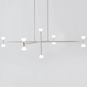 Apollo Vertical Chandelier | Roll & Hill at Lightology Apollo Vertical Chandelier