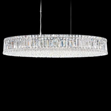 Plaza Linear Oval Pendant | Schonbek Signature at Lightology Plaza Linear Oval Pendant