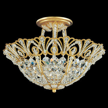 Rivendell Semi Flush Ceiling Light | Schonbek Signature at Lightology Rivendell Semi Flush Ceiling Light