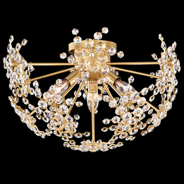 Esteracae Semi Flush Ceiling Light | Schonbek Signature at Lightology Esteracae Semi Flush Ceiling Light