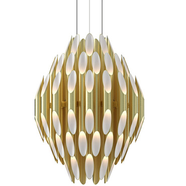 Chimes Chandelier | Sonneman at Lightology Chimes Chandelier