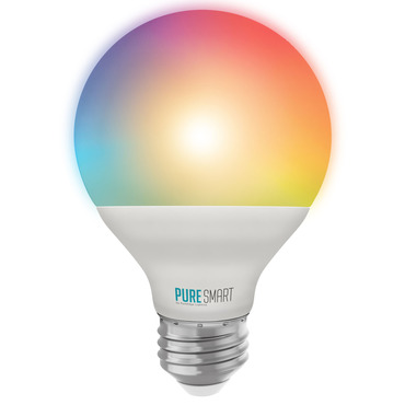 Pure Smart TruColor™ RGB+Tunable White G25 Smart Bulb WIZ | PureEdge Lighting at Lightology Pure Smart TruColor™ RGB+Tunable White G25 Smart Bulb WIZ