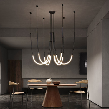 Leda 6-Light Pendant Composition
