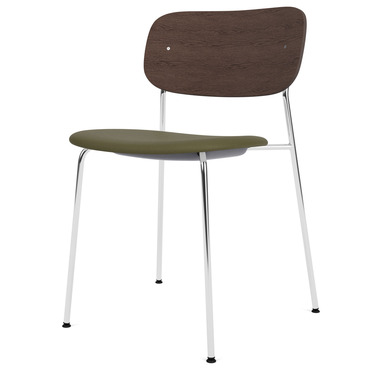 Co Upholstered Seat Dining Chair | Audo Copenhagen at Lightology Co Upholstered Seat Dining Chair