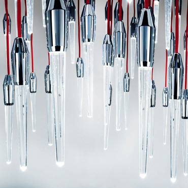 Icicle Disk Multi Light Pendant | Boyd Lighting at Lightology Icicle Disk Multi Light Pendant