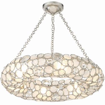 Palla Ring Chandelier | Crystorama at Lightology Palla Ring Chandelier