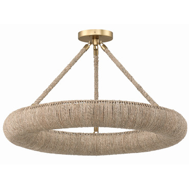 Oakley Convertible Ring Ceiling Light | Crystorama at Lightology Oakley Convertible Ring Ceiling Light