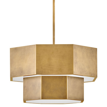Facet Convertible Chandelier | Hinkley Lighting at Lightology Facet Convertible Chandelier