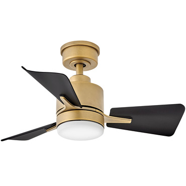 Atom Ceiling Fan with Light | Hinkley Lighting at Lightology Atom Ceiling Fan with Light