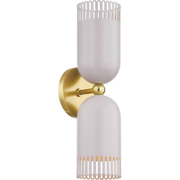 Liba Double Wall Sconce | Mitzi at Lightology Liba Double Wall Sconce