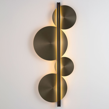 Strate Moon Wall Sconce | CVL Luminaires at Lightology Strate Moon Wall Sconce