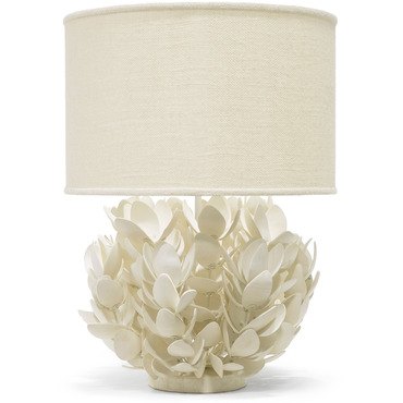 Coco Magnolia Table Lamp - Open Box | Palecek at Lightology Coco Magnolia Table Lamp - Open Box