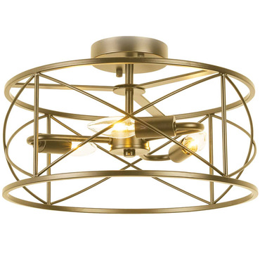 Calah Semi Flush Ceiling Light