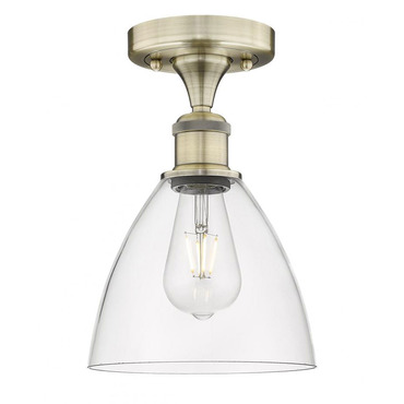 Bristol Glass Semi Flush Ceiling Light