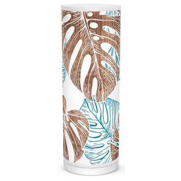 Monstera Leaf Tube Table Lamp