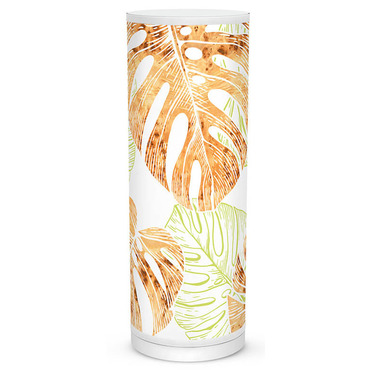 Monstera Leaf Tube Table Lamp