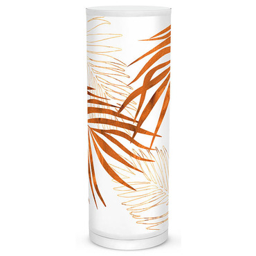 Palm Leaf Tube Table Lamp