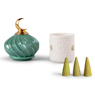 Majestic Nights Incense Diffuser | Lladro at Lightology Majestic Nights Incense Diffuser