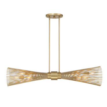 Longfellow Linear Chandelier | Savoy House at Lightology Longfellow Linear Chandelier