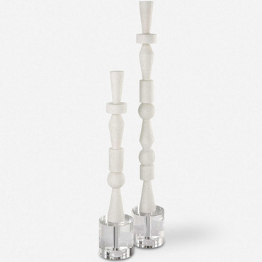 Norte Sculptures, Set of 2 | Uttermost at Lightology Norte Sculptures, Set of 2