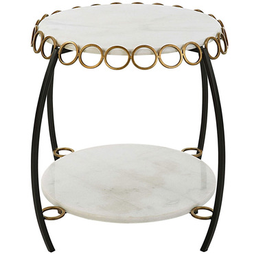 Chainlink Side Table | Uttermost at Lightology Chainlink Side Table