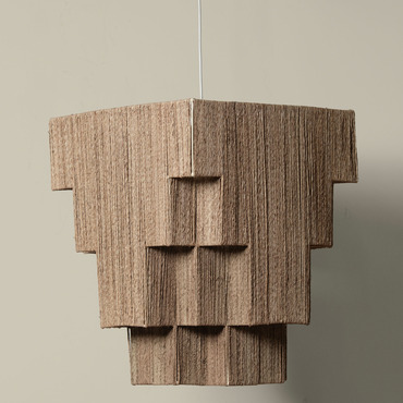 Empire Jute Chandelier | Woven at Lightology Empire Jute Chandelier