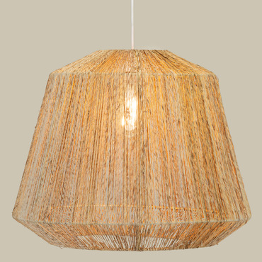 Manhattan Jute Pendant | Woven at Lightology Manhattan Jute Pendant