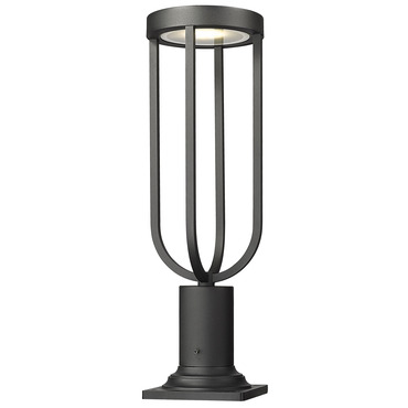 Leland Outdoor Color-Select Square Pier Light | Z-Lite at Lightology Leland Outdoor Color-Select Square Pier Light