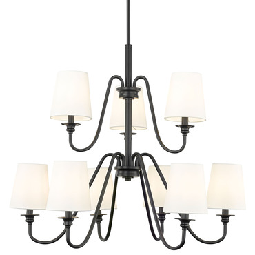 Gianna Tiered Chandelier | Z-Lite at Lightology Gianna Tiered Chandelier