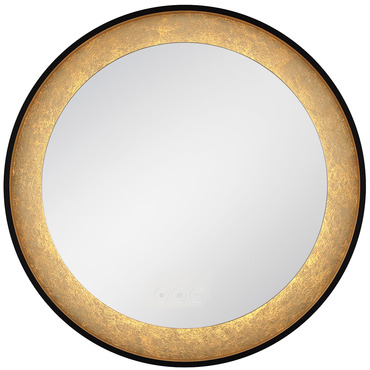Anya Round Edge-Lit LED Mirror | Eurofase at Lightology Anya Round Edge-Lit LED Mirror