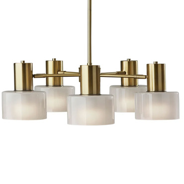 Rhodes Chandelier | Adesso Corp. at Lightology Rhodes Chandelier