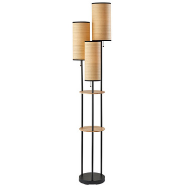 Trio Shelf Floor Lamp | Adesso Corp. at Lightology Trio Shelf Floor Lamp