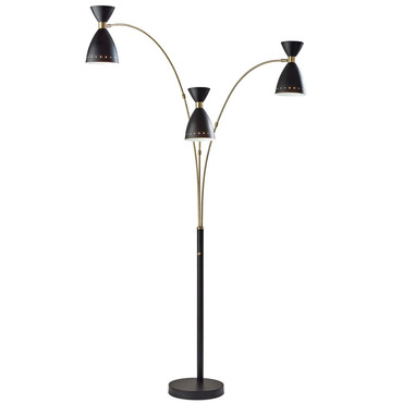 Oscar 3-Arms Tree Lamp | Adesso Corp. at Lightology Oscar 3-Arms Tree Lamp