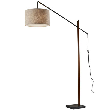 Ethan Arc Floor Lamp | Adesso Corp. at Lightology Ethan Arc Floor Lamp