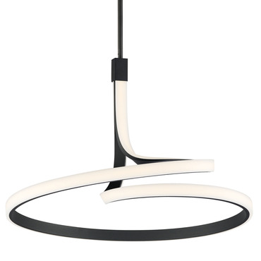 Serpentine Round Pendant | Et2 at Lightology Serpentine Round Pendant