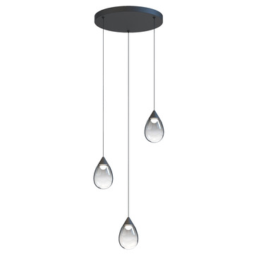 Dewdrop Round Multi Light Pendant | Et2 at Lightology Dewdrop Round Multi Light Pendant