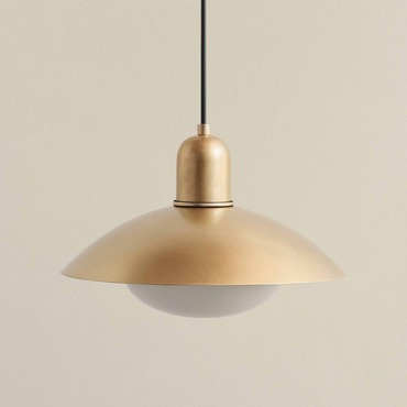 Brass Arundel Mushroom Outdoor Pendant