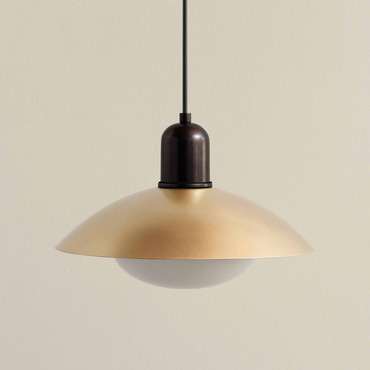 Brass Arundel Mushroom Outdoor Pendant