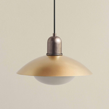 Brass Arundel Mushroom Outdoor Pendant