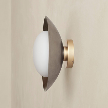 Brass Arundel Mushroom Outdoor Surface Mount