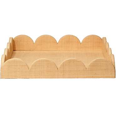 Wonderland Scalloped Tray | Jamie Young Company at Lightology Wonderland Scalloped Tray